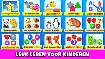 Kinderspellen: kleuren, puzzel screenshot 1