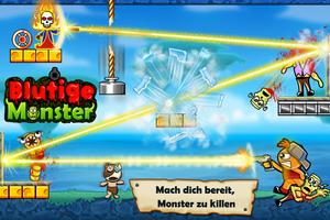 Blutige Monster Plakat