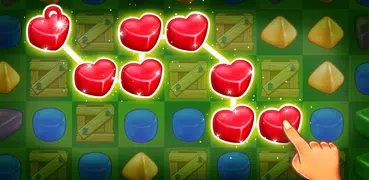 Gummy Paradise: 3-Verbinden