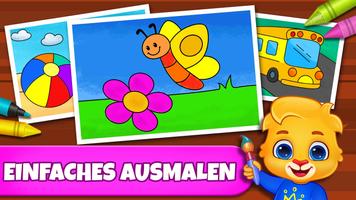 Ausmalspiele: Malbuch, Malen Plakat