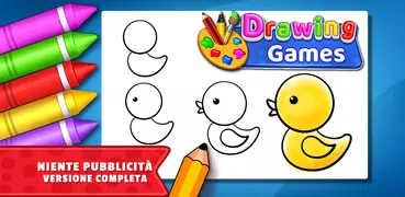 Bambini gioco di disegno