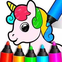 Drawing Games: Draw & Color Icon