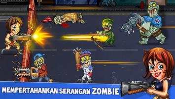 Game zombie pertahanan syot layar 2