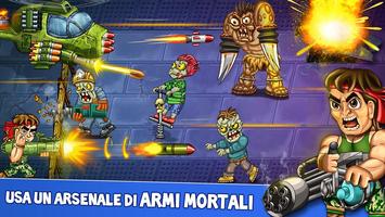 Poster Zombi difesa: Giochi di zombie