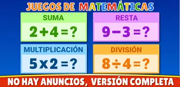 Juegos de Matemáticas español