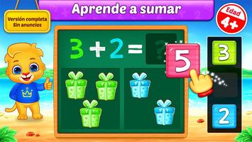 Juegos de matemáticas niños Poster