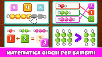 Poster Bambini Matematica: Giochi 3-5