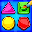 Colors & Shapes: Coloring game ícone