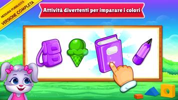 Poster Giochi da colorare per bambini