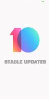 MIUI 10 STABLE UPDATES 海报