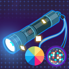 Disco Color Lights Flashlight icône