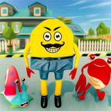 Sponge Family Neighbor Game 3D icon