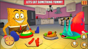 Sponge Family Neighbor Game 3D capture d'écran 2