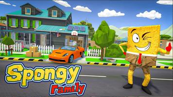 Sponge Family Neighbor Game 3D screenshot 3