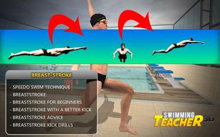 3D Pool uima-opettaja: Opi uim capture d'écran 2