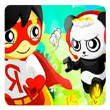 super boy ryan hero jump in sky Zeichen