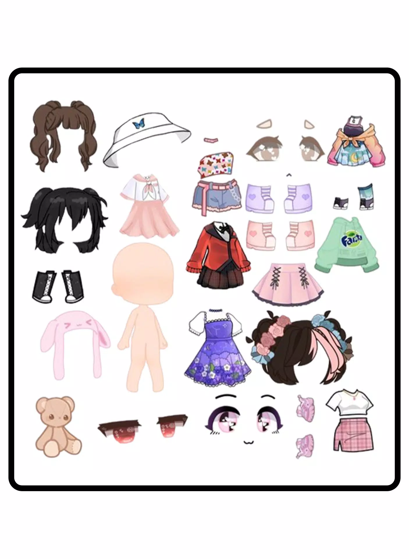 Tải xuống APK Chibi Doll: Outfit Dress cho Android