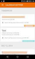 Events Notifier for Calendar ภาพหน้าจอ 1