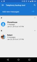 Telephony Backup (Calls & SMS) capture d'écran 3