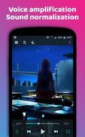 Night Video Player - voice amp الملصق