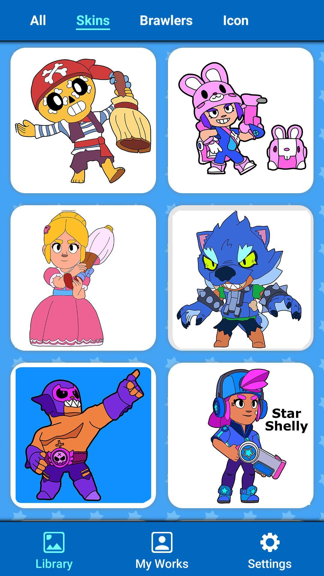 Coloring Brawl Stars Pour Android Telechargez L Apk - coloriage brawl stars shelly
