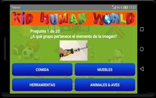 Mundo Humano para Niños captura de pantalla 3