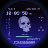 Rotating Skull Watch Face