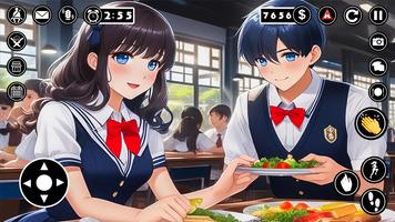 Anime High School Girl Love 3D screenshot 3