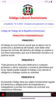 Código Laboral Dominicano plakat
