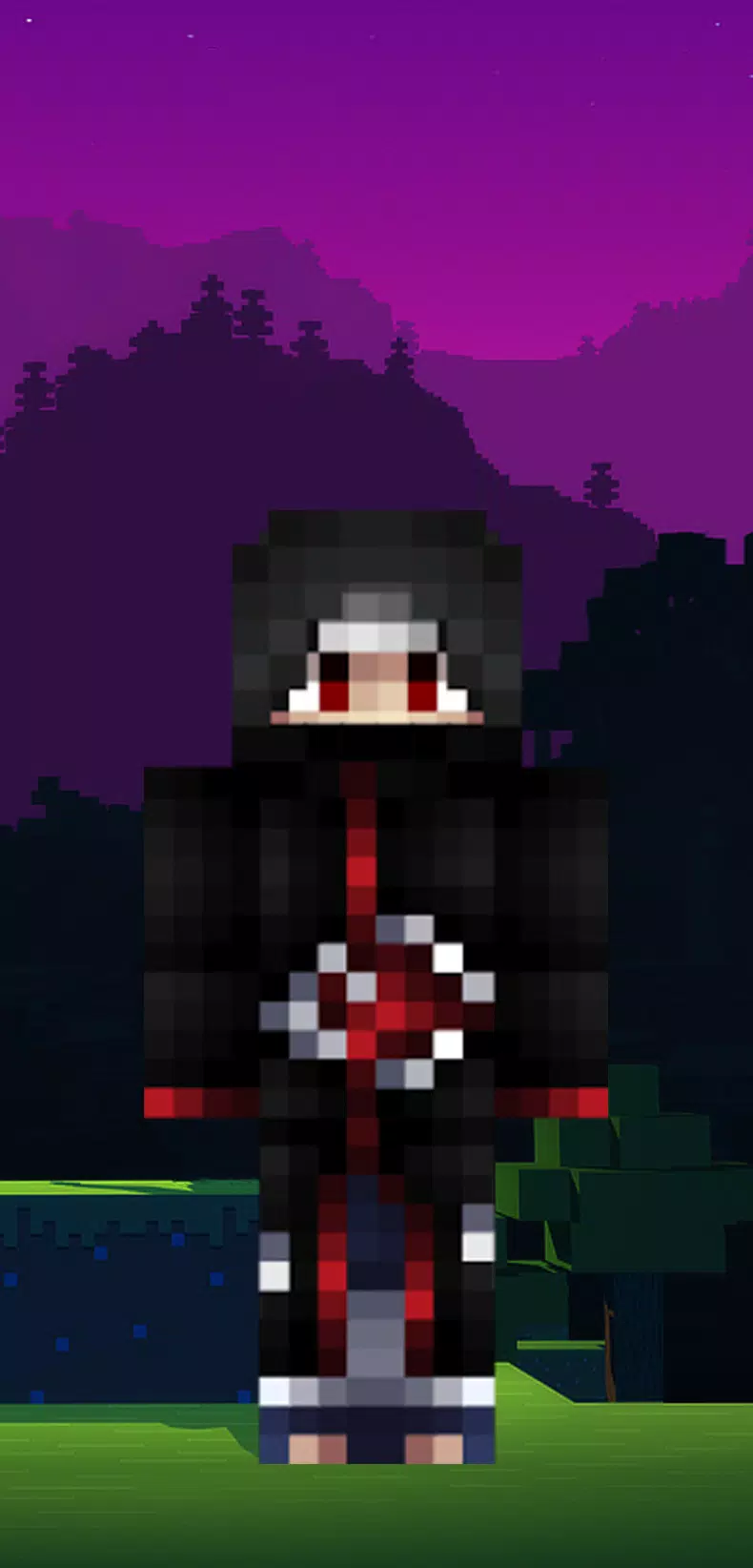 skin itachi minecraft