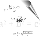 Mathematical Formulas Zeichen