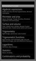 Poster Mathematical Formulas