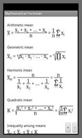 Mathematical Formulas اسکرین شاٹ 2