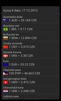Měnové kurzy screenshot 3