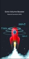 Volume Booster: Speaker Boost & Sound Amplifier 3D الملصق