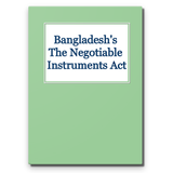 Negotiable Instruments Act 1881 (Bangladesh) icono