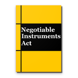 Negotiable Instruments Act Zeichen