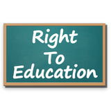 RTE - Right To Education Act Zeichen