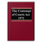 Contempt of Courts Act 1971 ikona