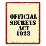 OSA -Official Secrets Act 1923 ícone