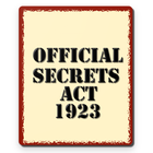 ikon OSA -Official Secrets Act 1923