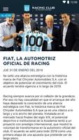 1 Schermata Racing Club Aplicación Oficial