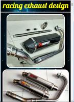 racing exhaust design โปสเตอร์