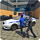จำลองรถตำรวจ - Police car simu ไอคอน