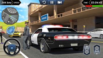 警察の車のシミュレータ- Police Car Simula ポスター