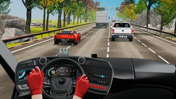 Racing in Bus - Bus Games تصوير الشاشة 1