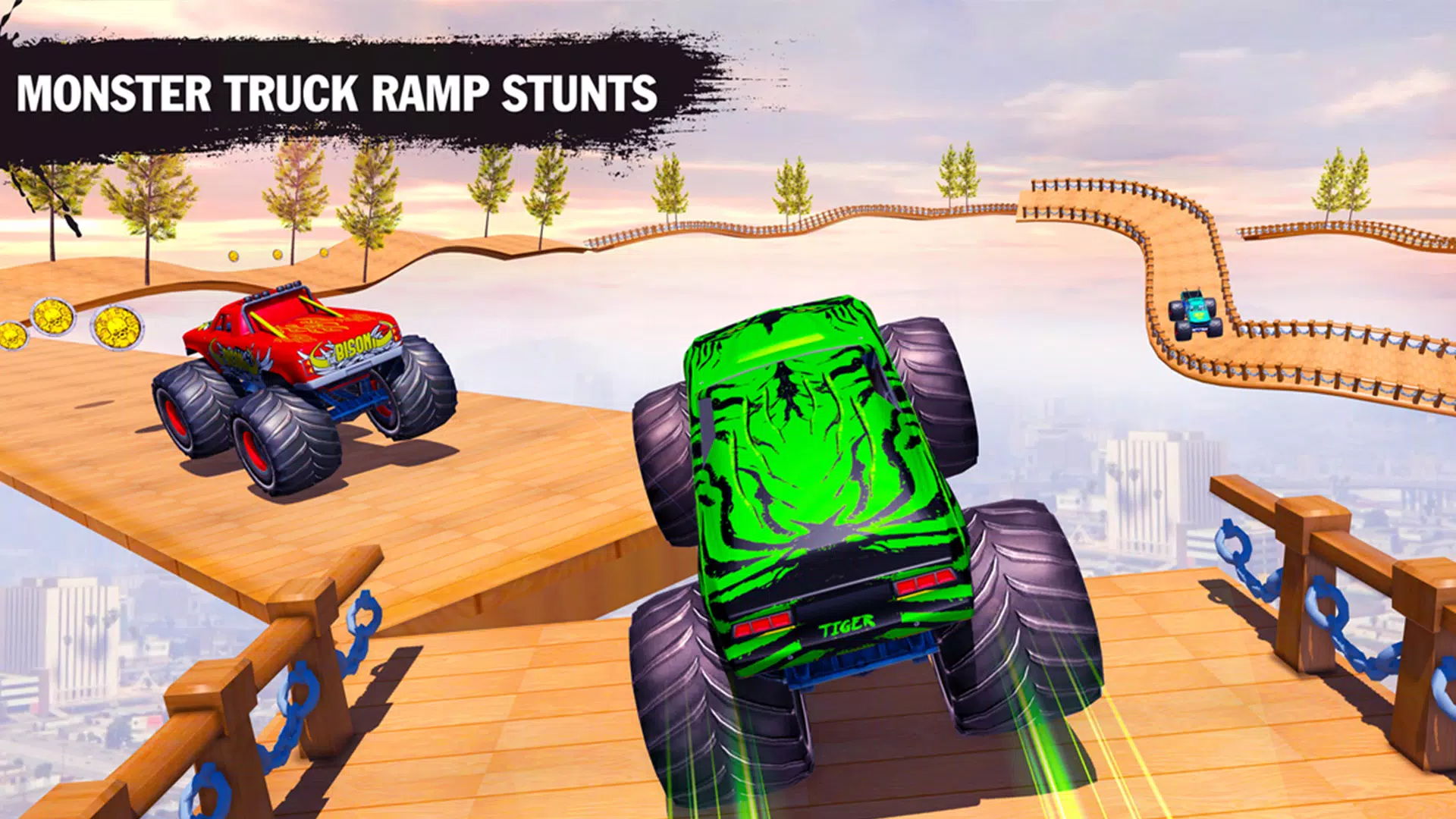 Jogos de carros Monster Truck Stunts versão móvel andróide iOS apk