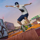 ikon permainan skateboard terbalik