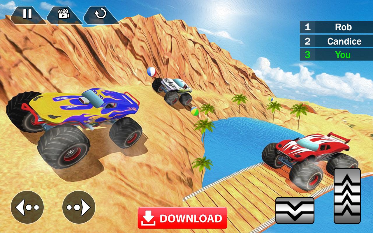 Mega Truck Race Monster Truck Racing Game For Android Apk Download - mega racing roblox