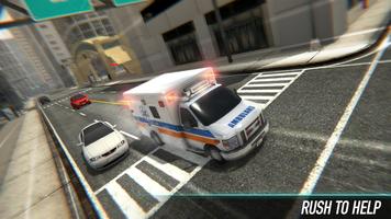 City Ambulance - Rescue Rush capture d'écran 3